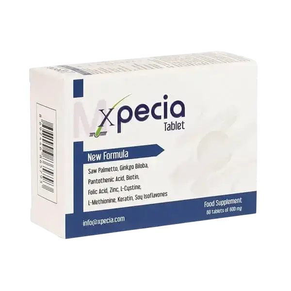 XPECIA – פורמולה טבעית לעצירת נשירה ועידוד צמיחת שיער